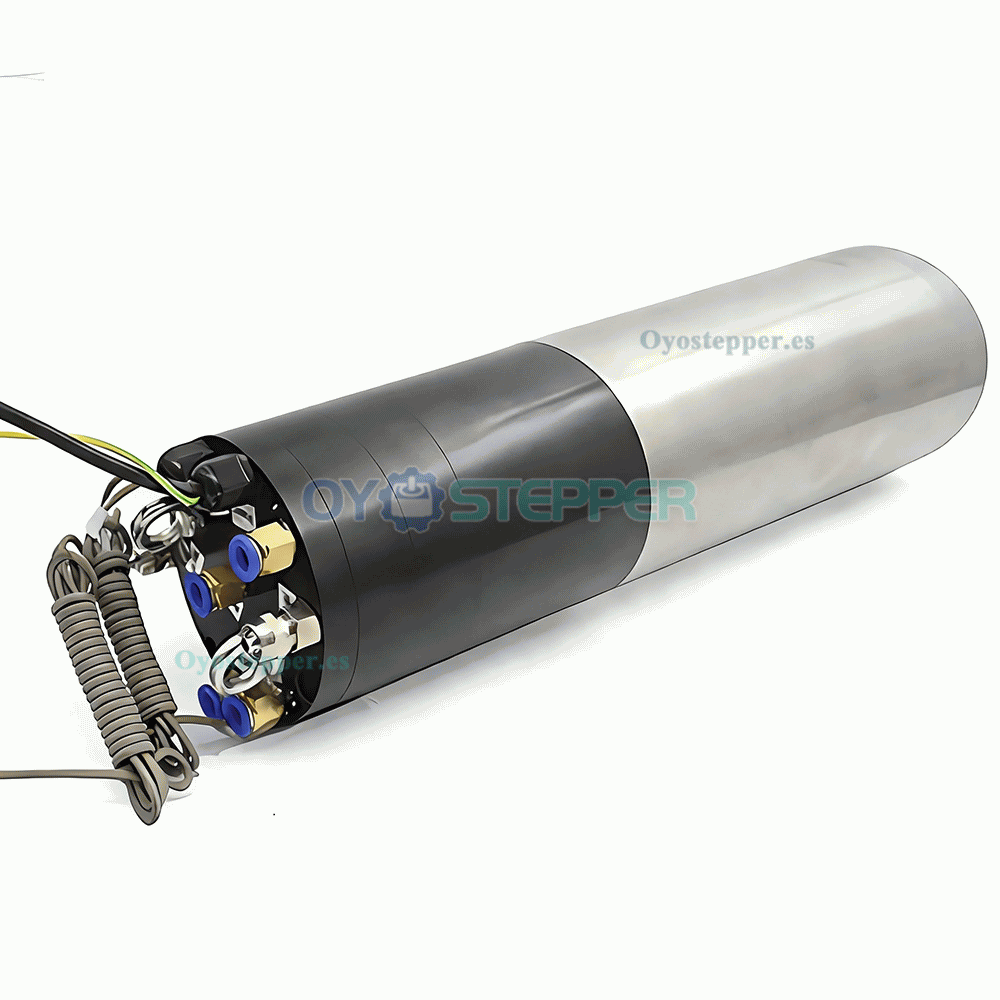 Husillo ATC CNC de 3kW BT30 100mm 220V 24000rpm 400Hz refrigerado por agua